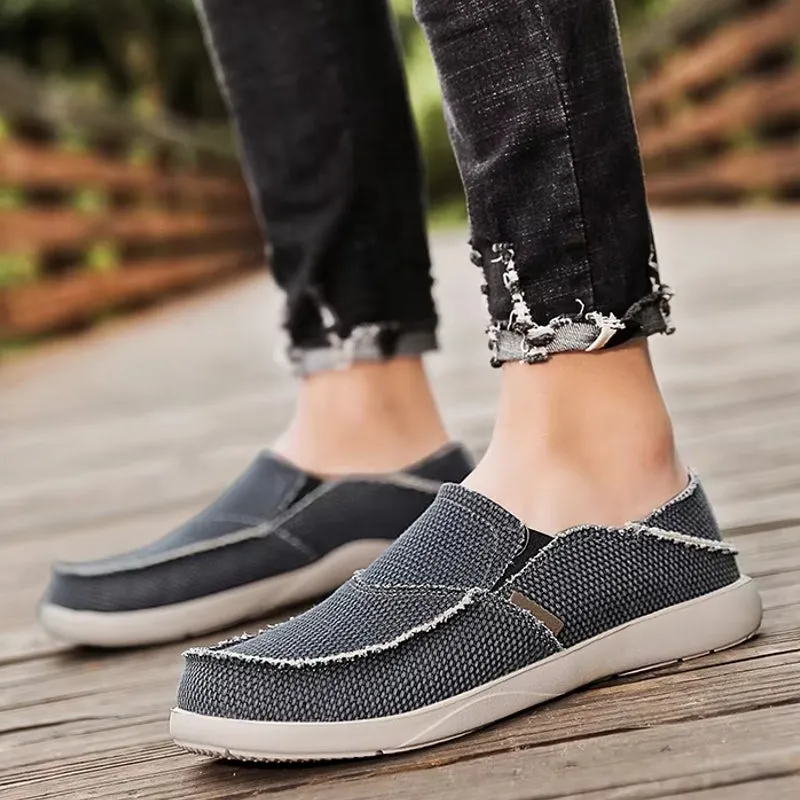 Fashion Flat Loafers Shoes Canvas Shoes