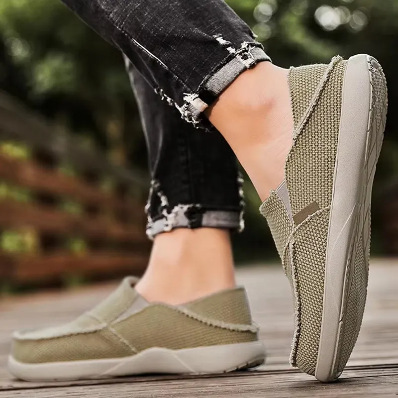 Fashion Flat Loafers Shoes Canvas Shoes