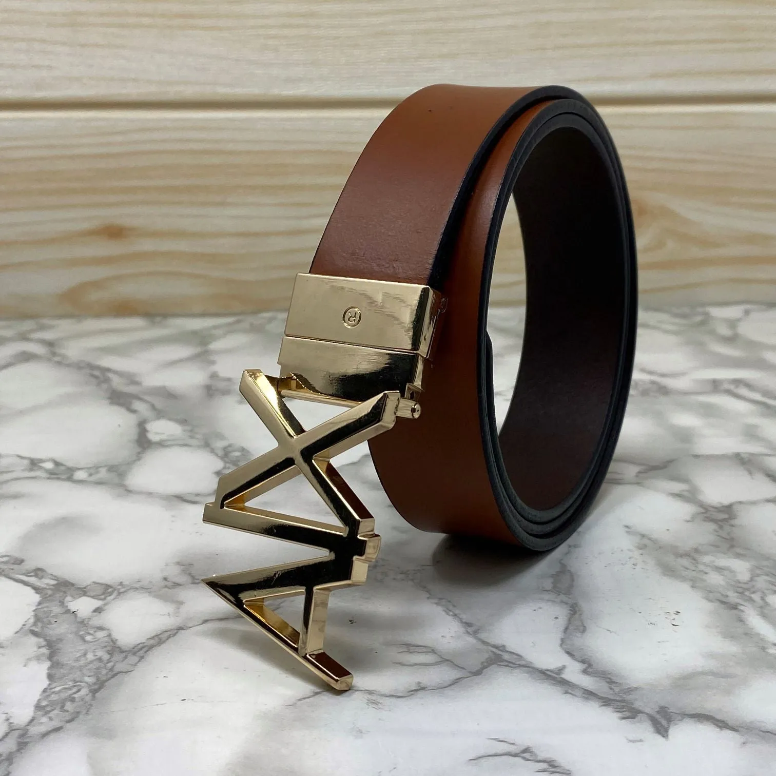 Fashionable AIX Leather Strap Belt -UniqueandClassy