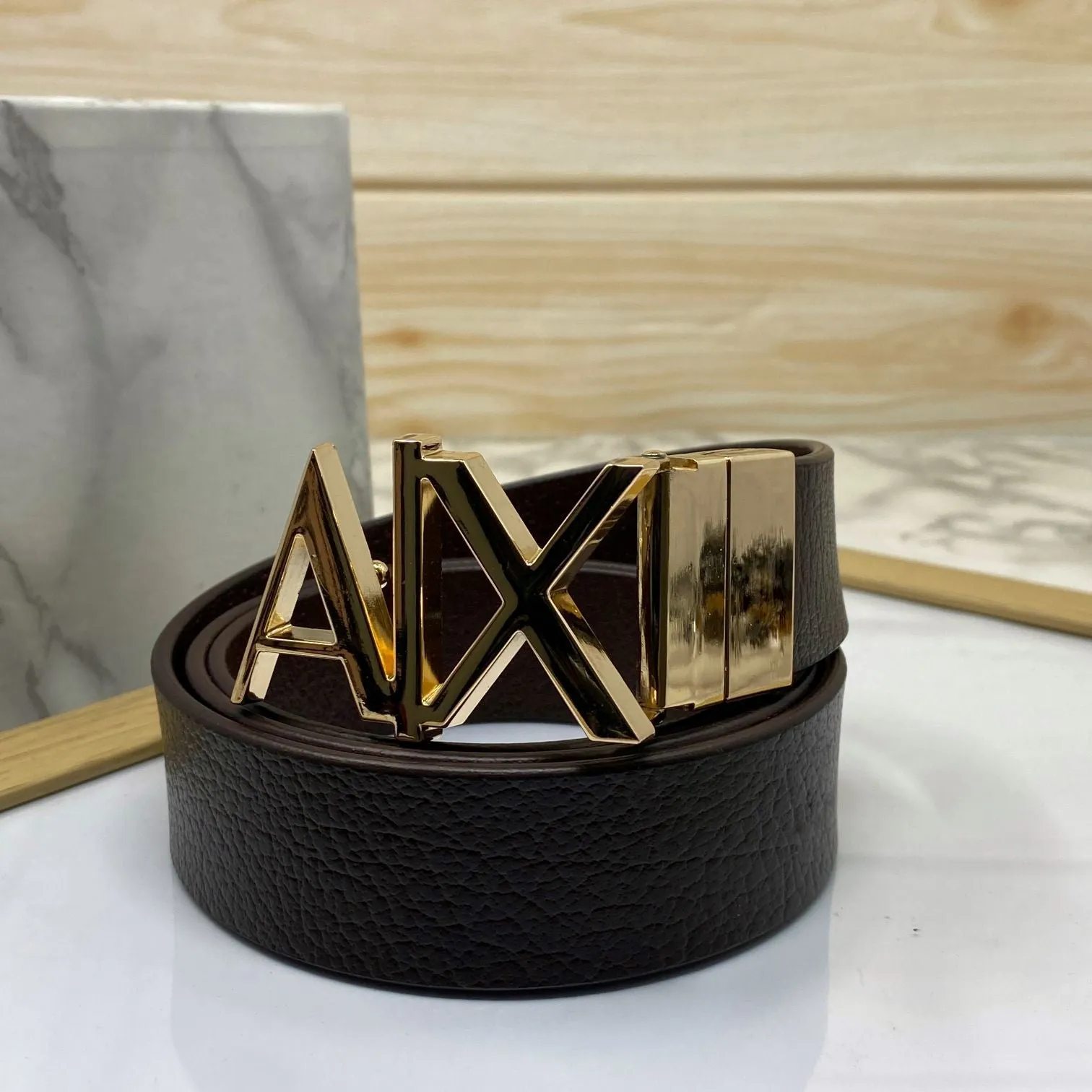 Fashionable AIX Leather Strap Belt -UniqueandClassy