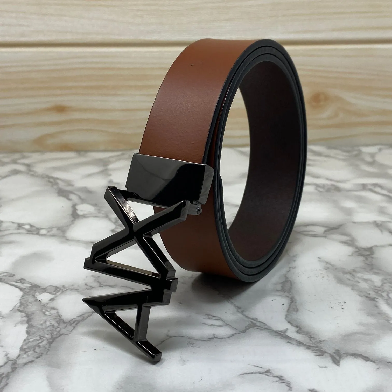 Fashionable AIX Leather Strap Belt -UniqueandClassy