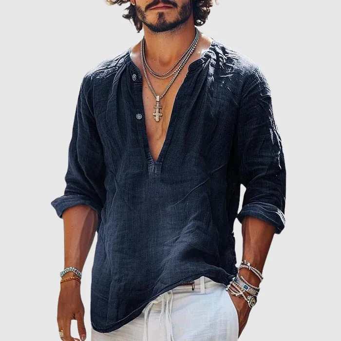 Felix Grant Nostalgic Linen Shirt