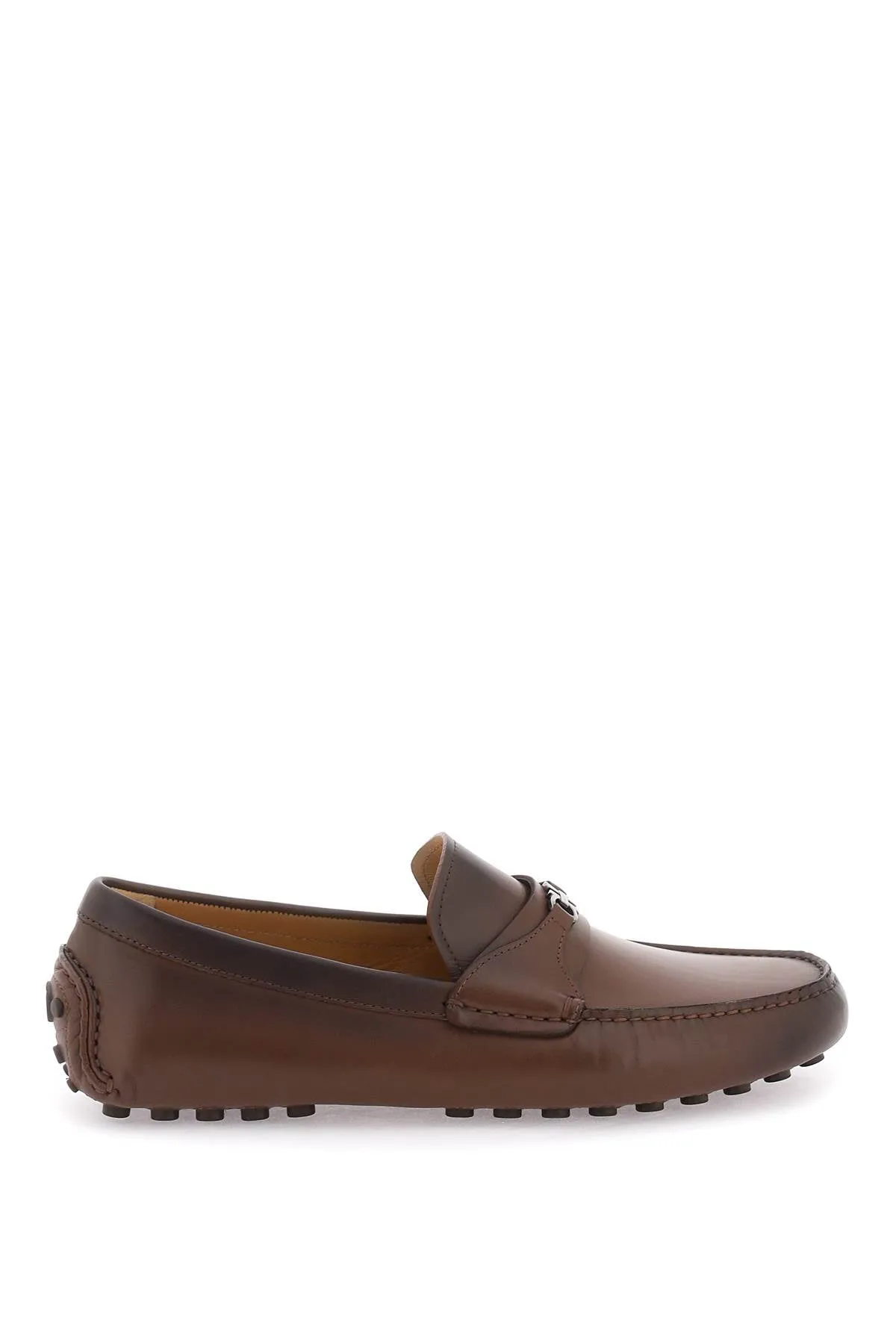Ferragamo Gancini Hook Loafers - Size EEE