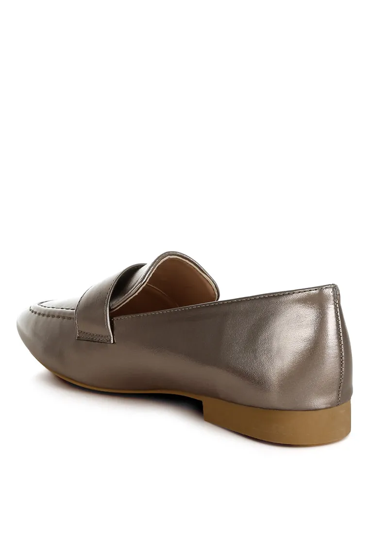 Flat Heel Loafers By RUW