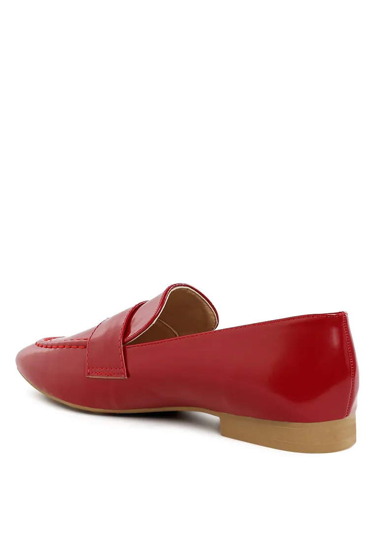 Flat Heel Loafers By RUW
