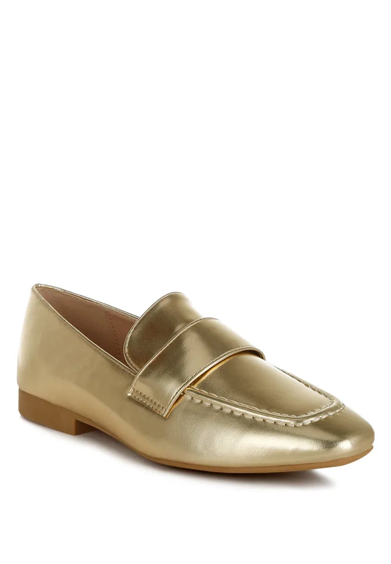 Flat Heel Loafers By RUW