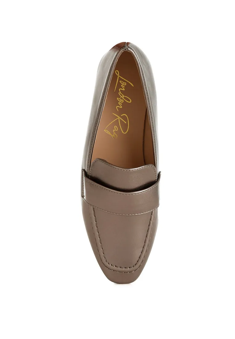 Flat Heel Loafers By RUW