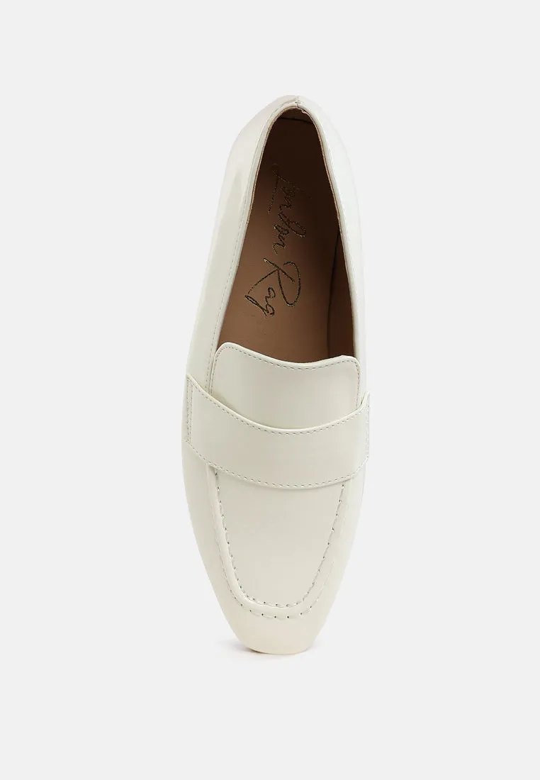 Flat Heel Loafers By RUW