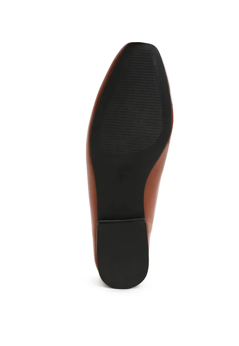 Flat Heel Loafers By RUW