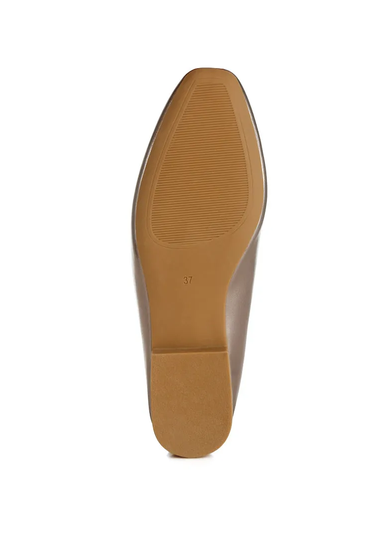 Flat Heel Loafers By RUW
