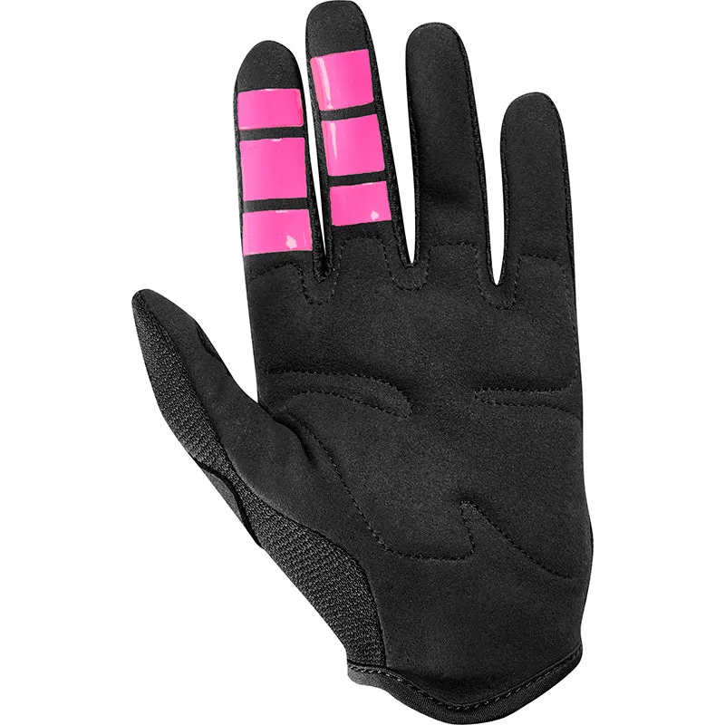 FOX KIDS DIRTPAW GLOVES [BLACK/PINK]