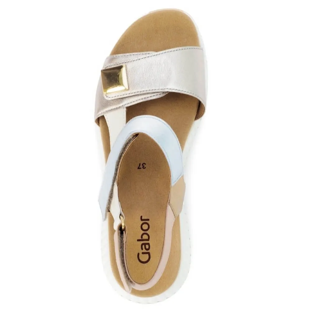Gabor Gifted Sandal 64.582-Puder Silver