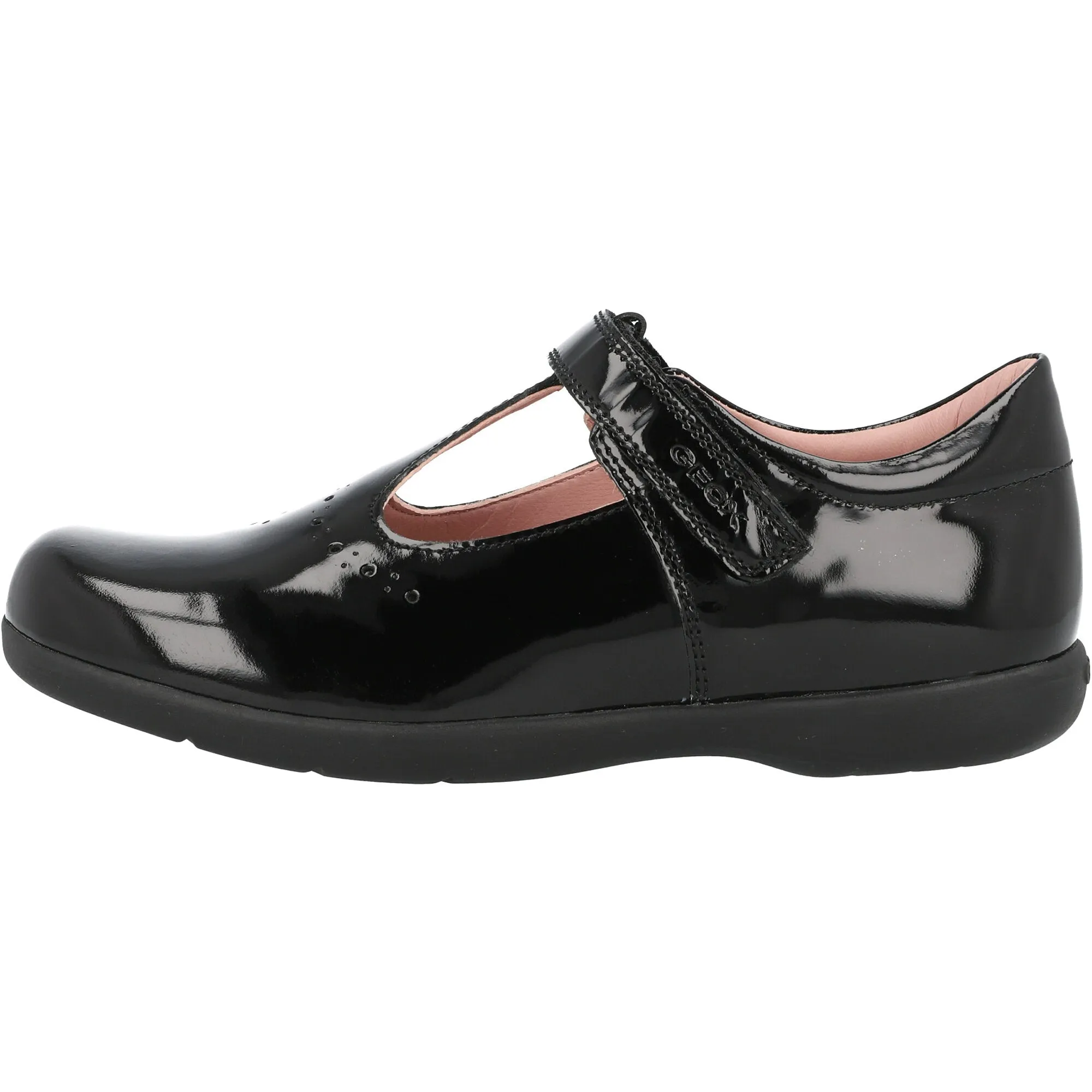 Geox Naimara Black Ballet Flats for Girls