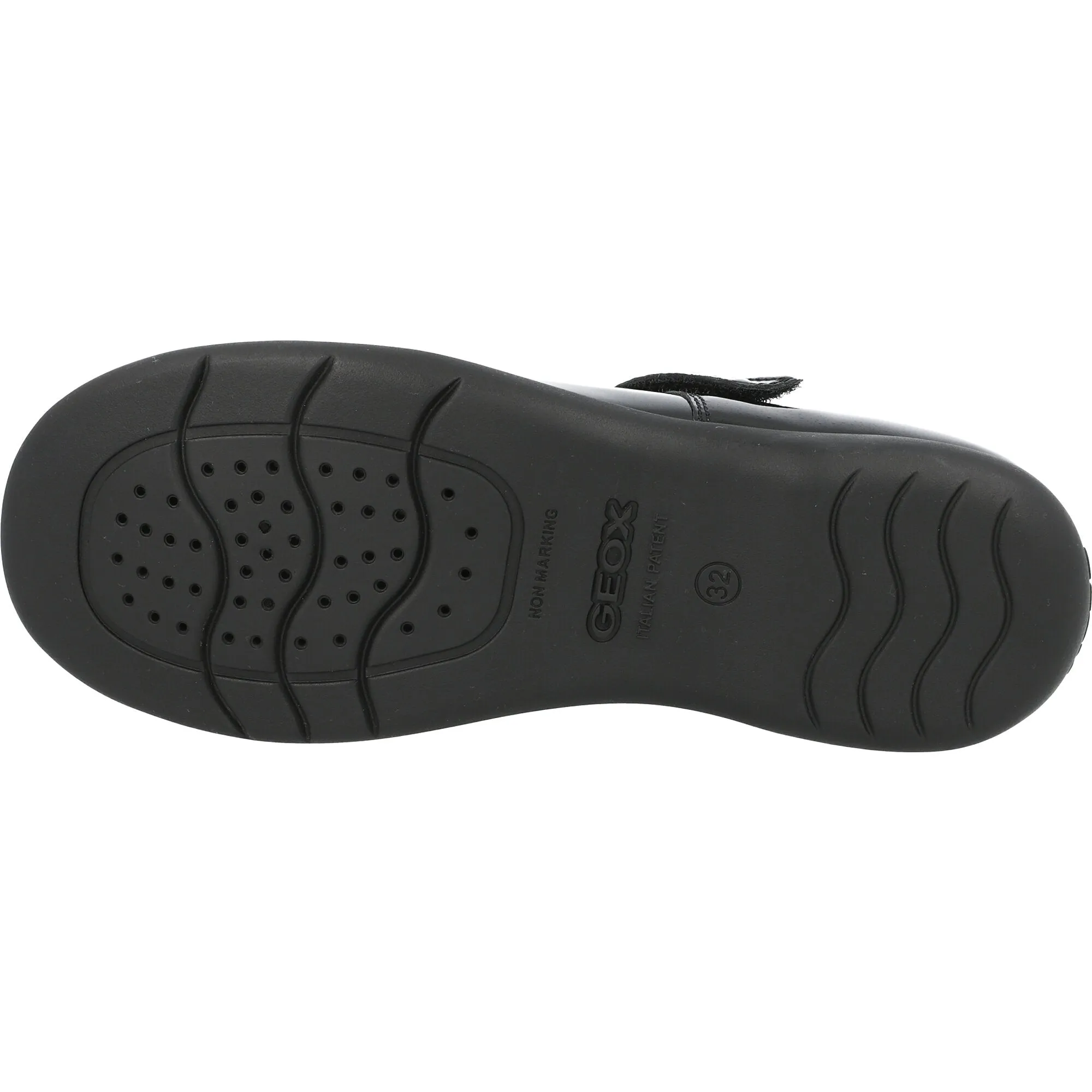 Geox Naimara Black Ballet Flats for Girls