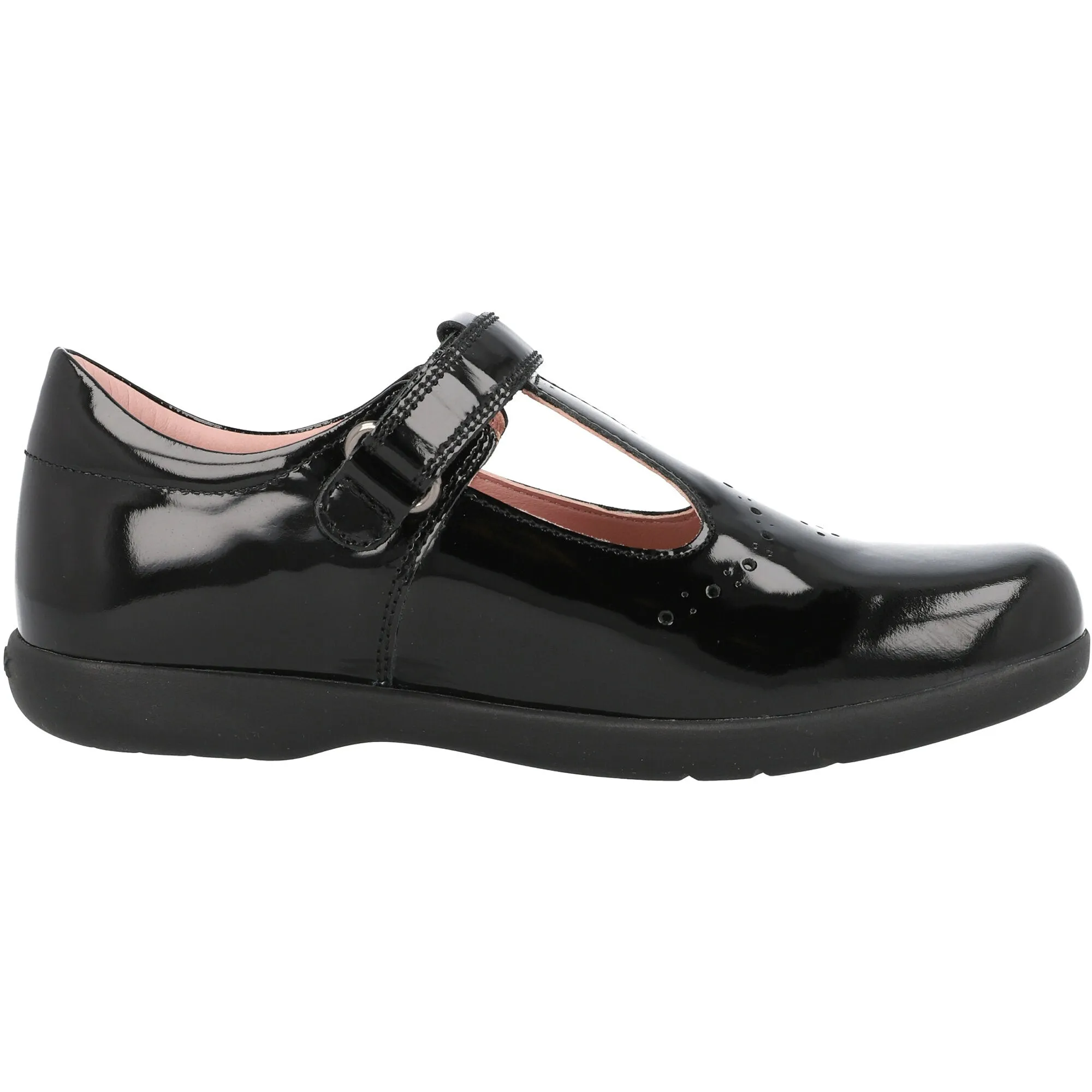Geox Naimara Black Ballet Flats for Girls