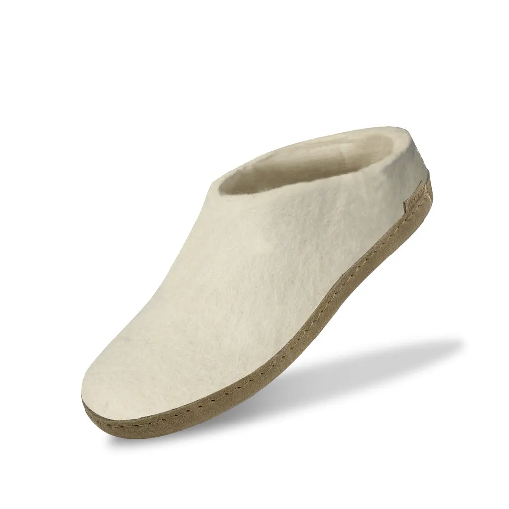Glerups Unisex Slip-On with Leather Sole