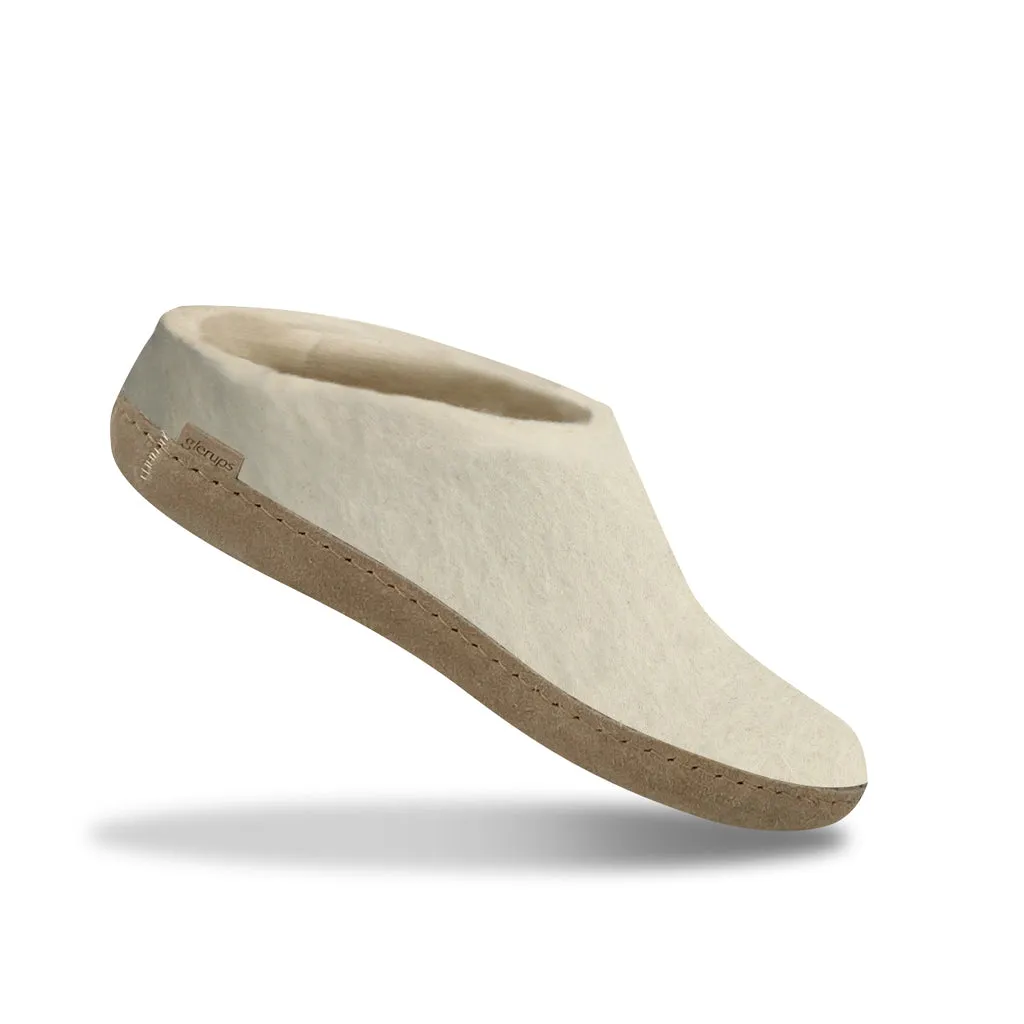 Glerups Unisex Slip-On with Leather Sole