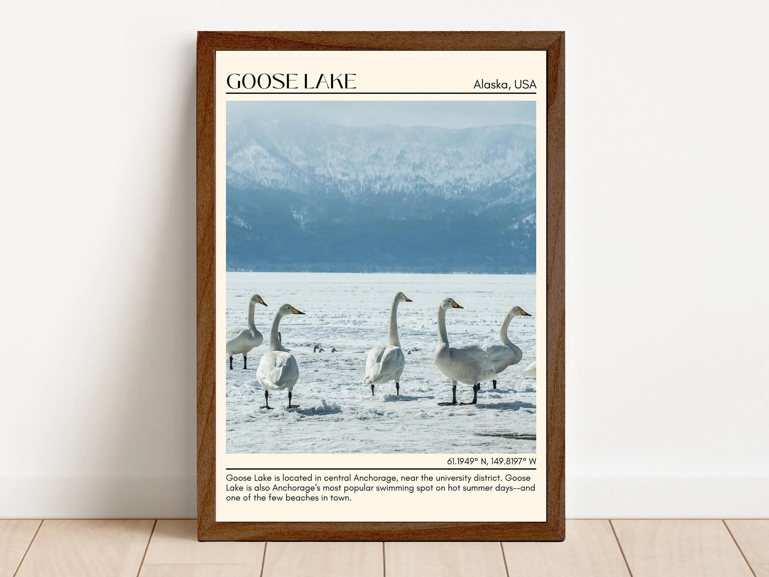 Goose Lake Wall Art Canvas, USA