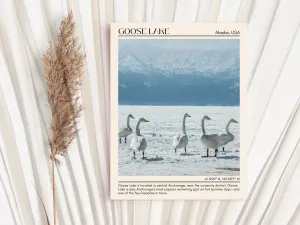 Goose Lake Wall Art Canvas, USA