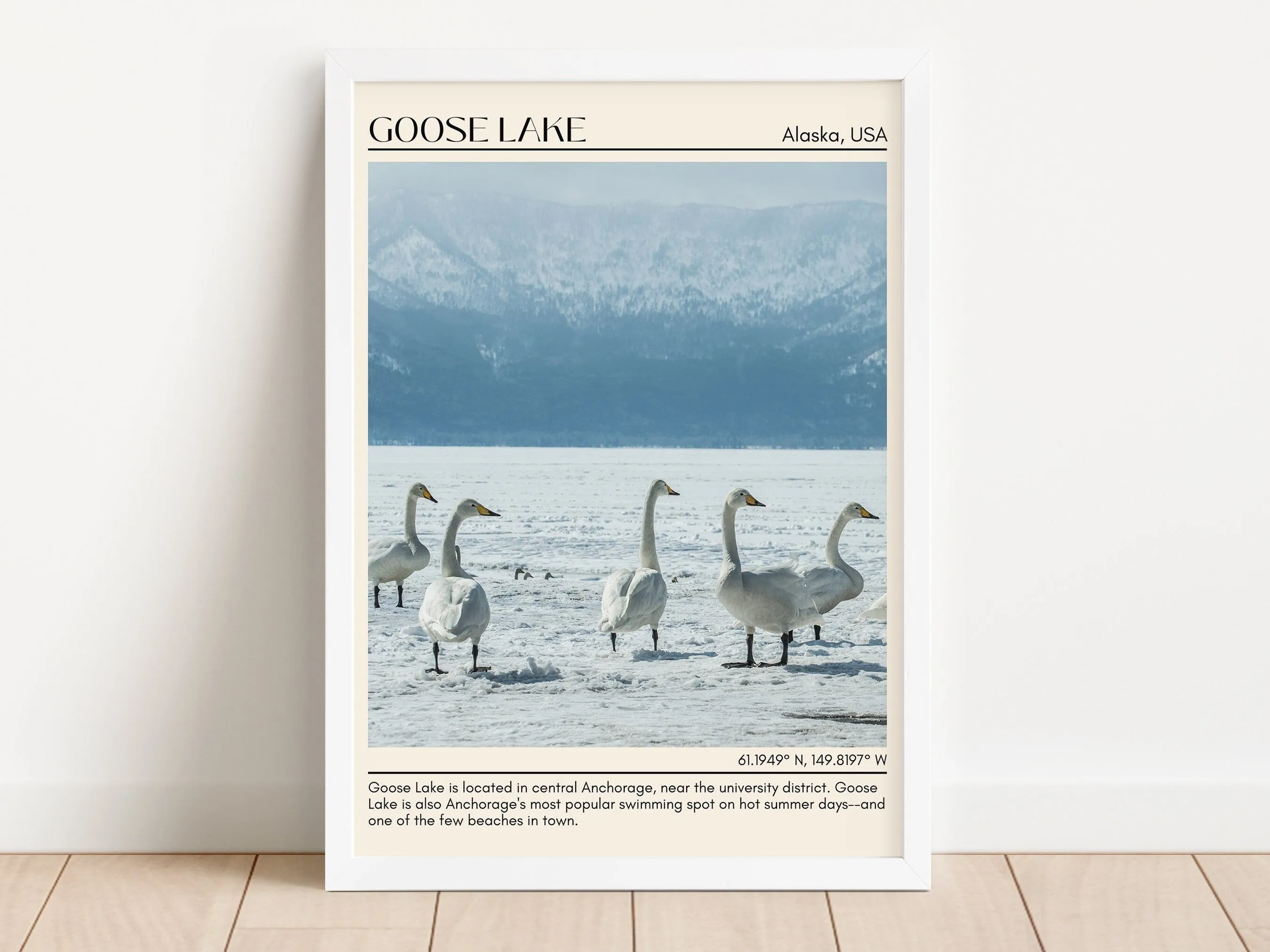 Goose Lake Wall Art Canvas, USA