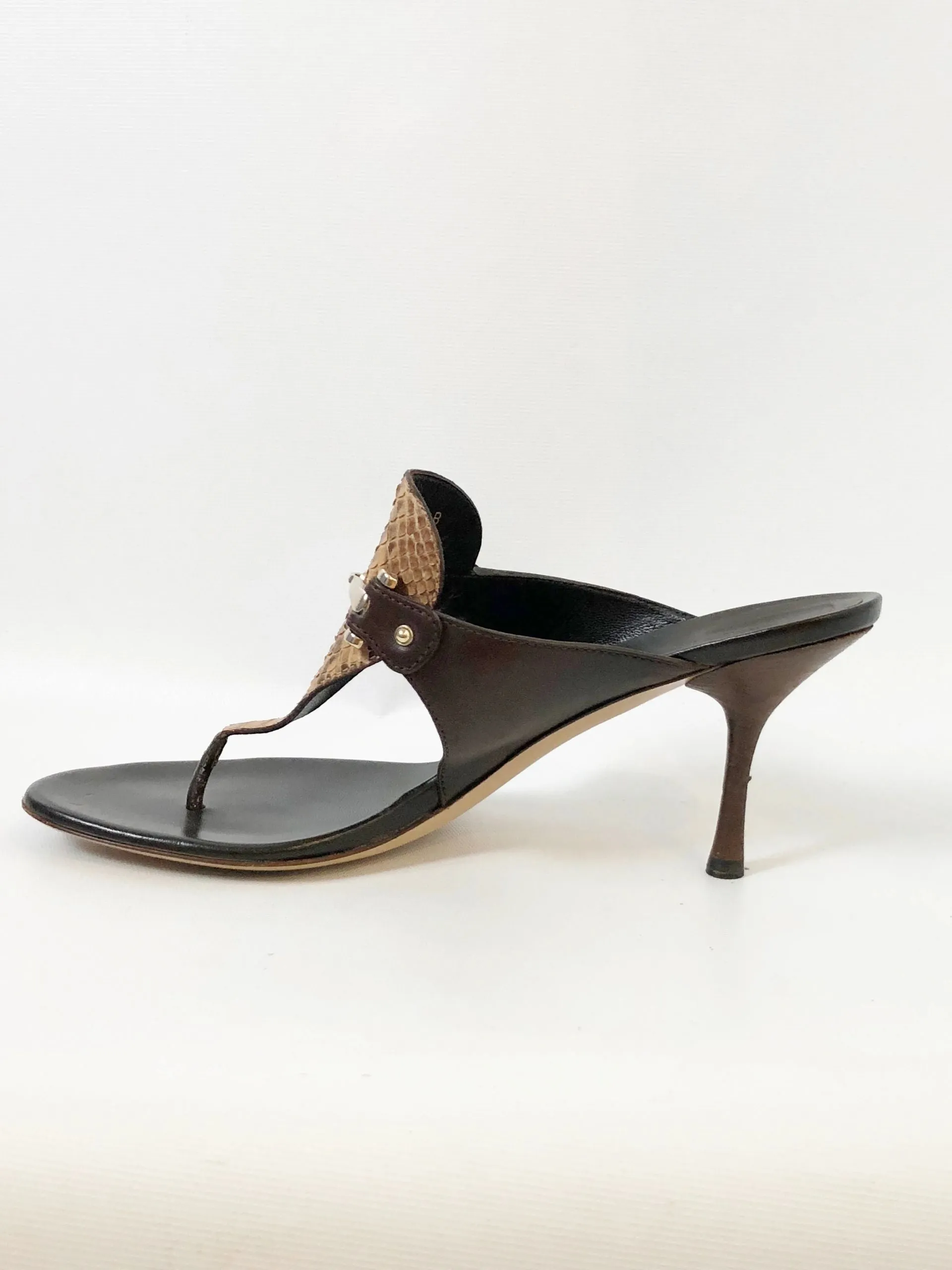 Gucci Python Thong Size 41 It (11 Us)