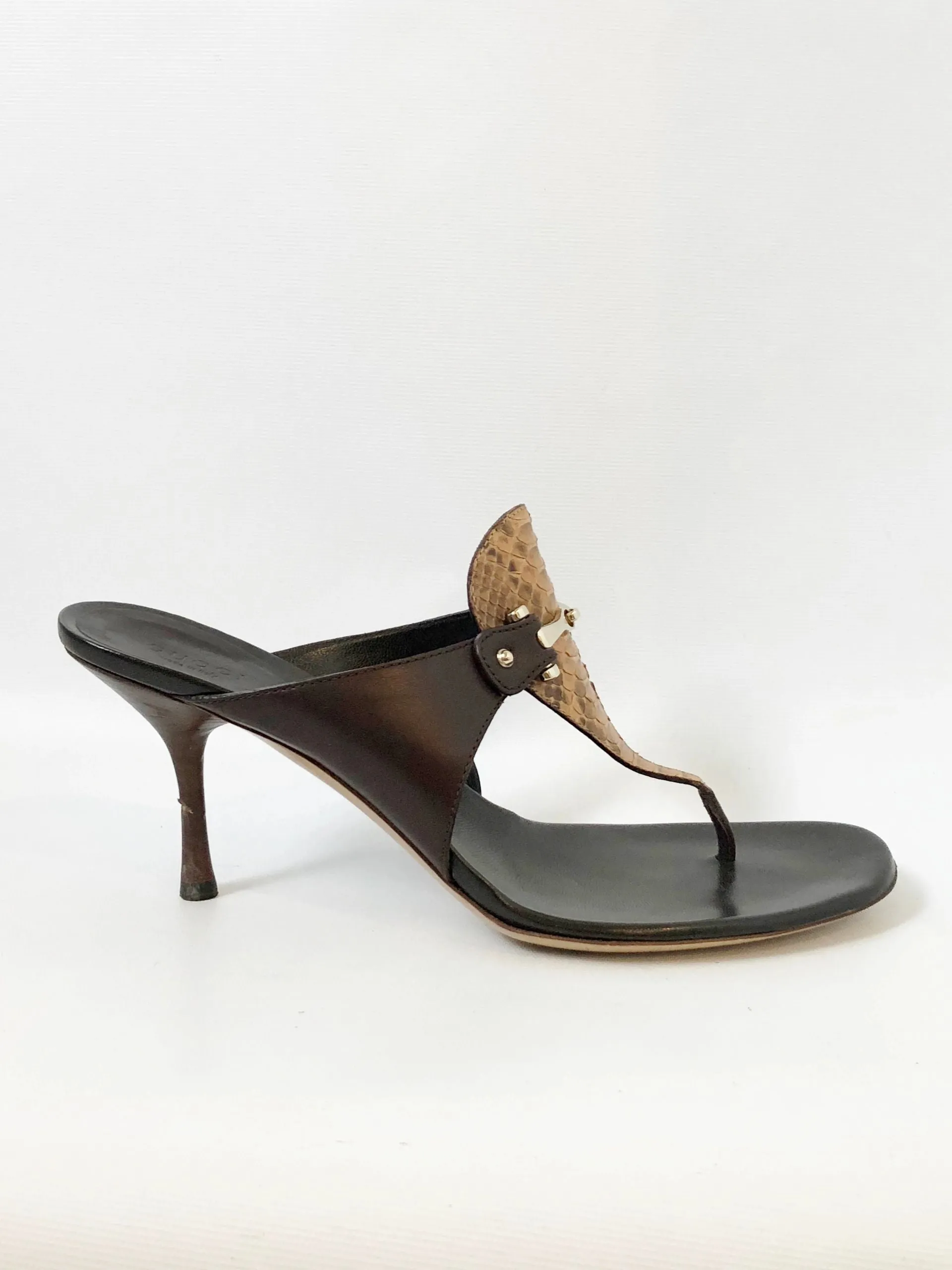 Gucci Python Thong Size 41 It (11 Us)