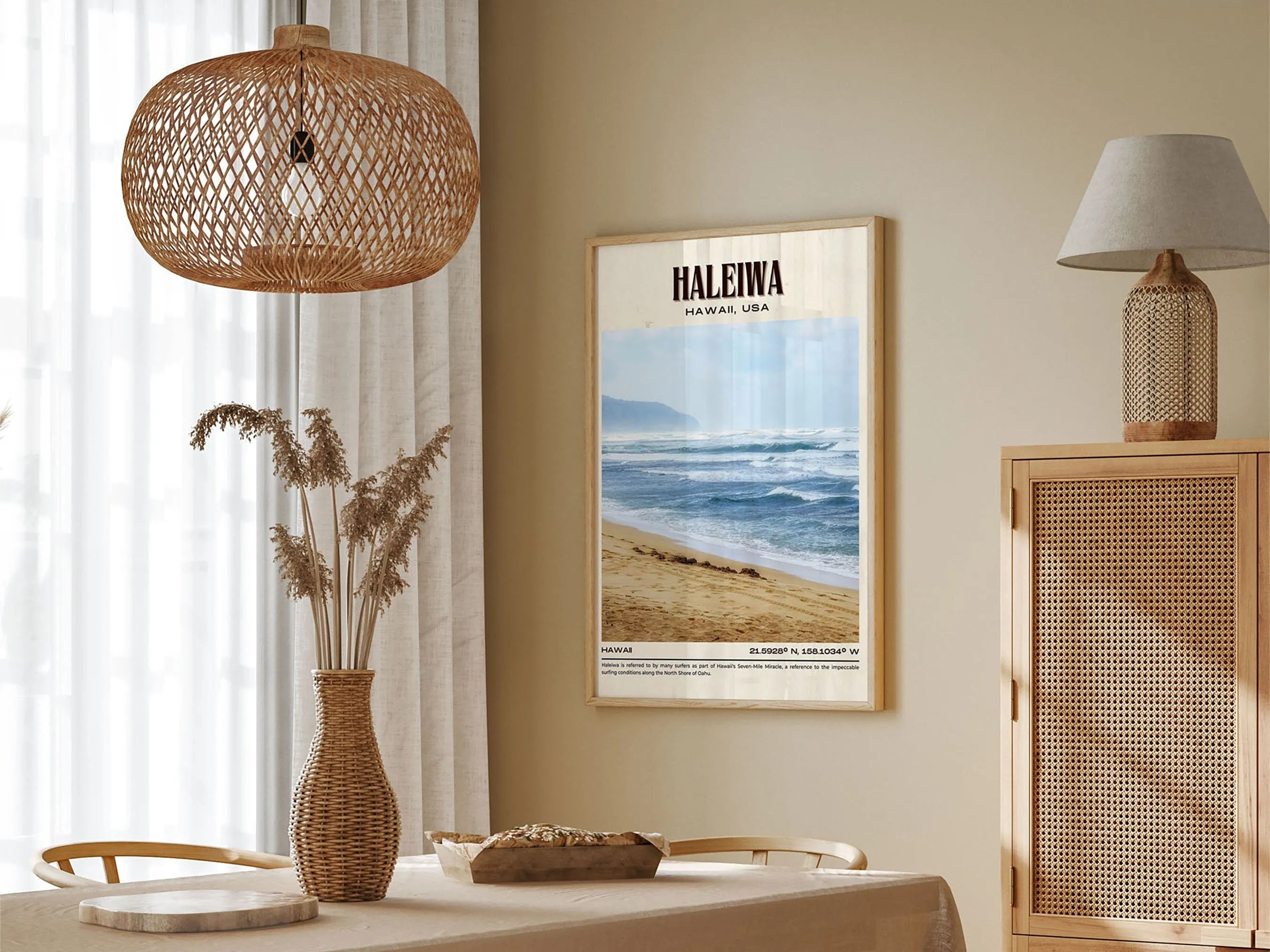 Haleiwa Vintage Wall Art, Hawaii, USA