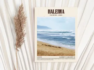 Haleiwa Vintage Wall Art, Hawaii, USA