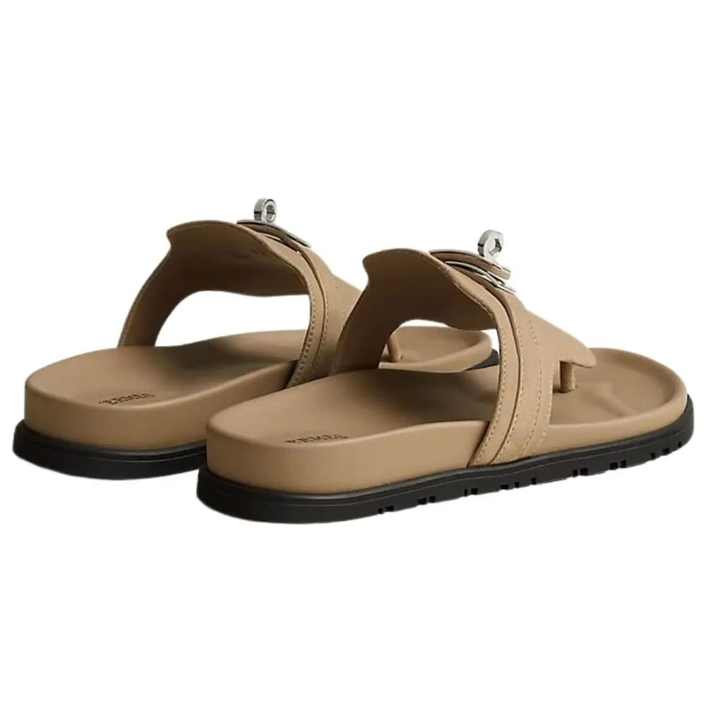HERMES Empire sandal "Beige Argile"