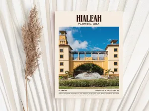 Hialeah Vintage Wall Art, Florida, USA