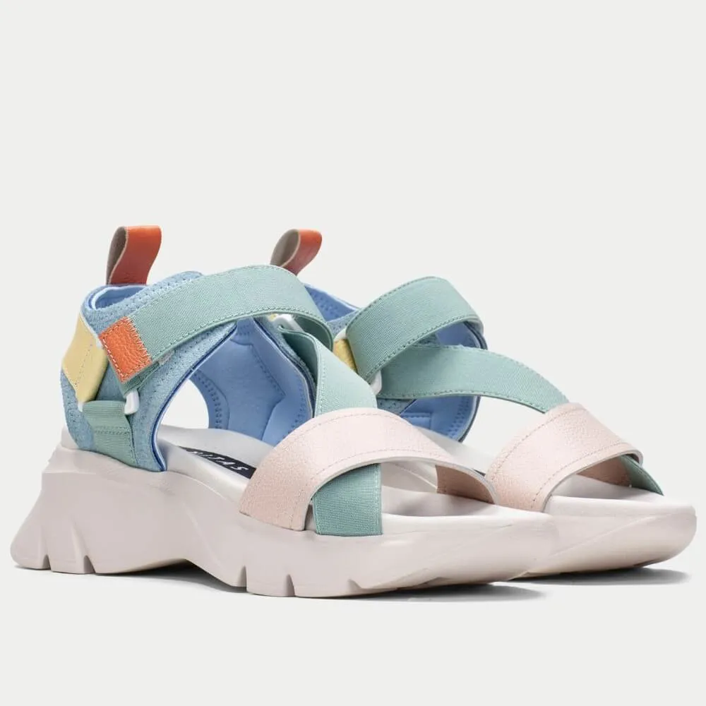 Hispanitas Sport Sandals Dakar nude-sky-eucalyptus HV254007-MULTICOLOUR