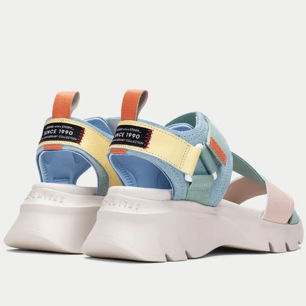 Hispanitas Sport Sandals Dakar nude-sky-eucalyptus HV254007-MULTICOLOUR