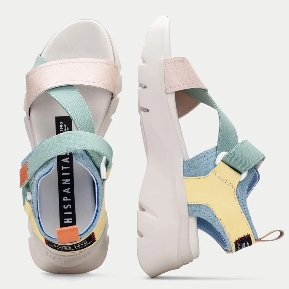 Hispanitas Sport Sandals Dakar nude-sky-eucalyptus HV254007-MULTICOLOUR