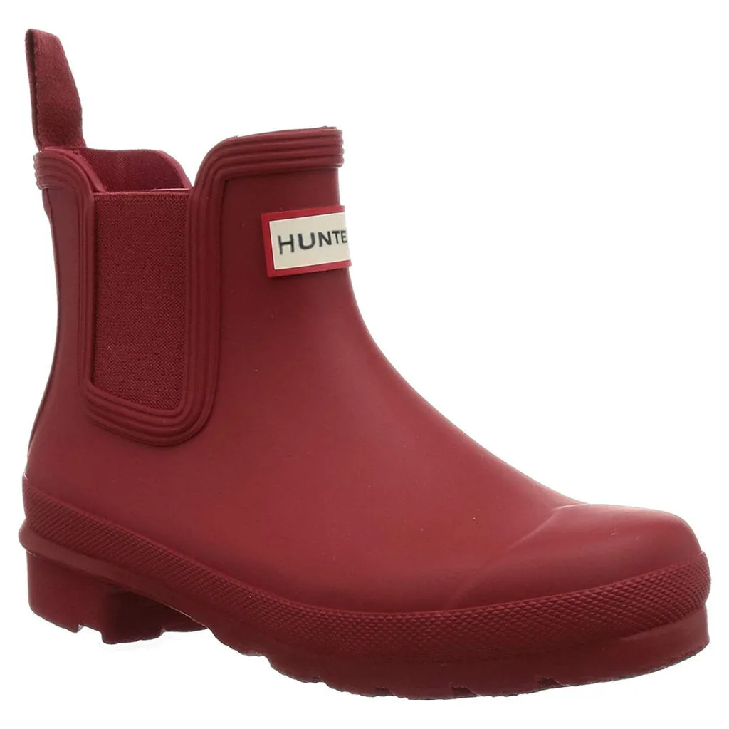 Hunter Original Rubber Women's Chelsea Boots - Military Red