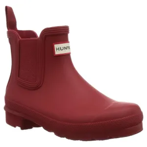 Hunter Original Rubber Women's Chelsea Boots - Military Red