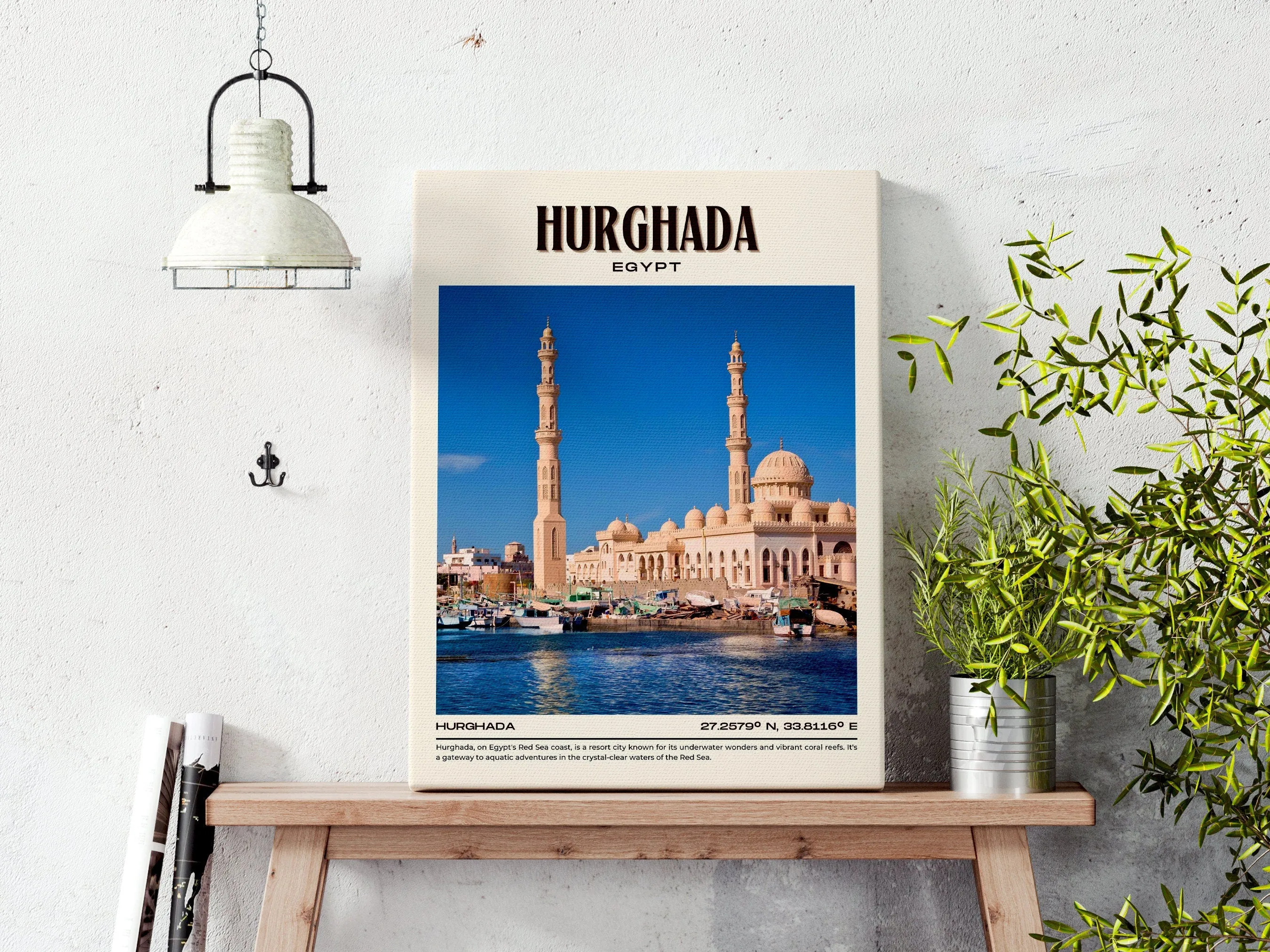 Hurghada Vintage Wall Art, Egypt