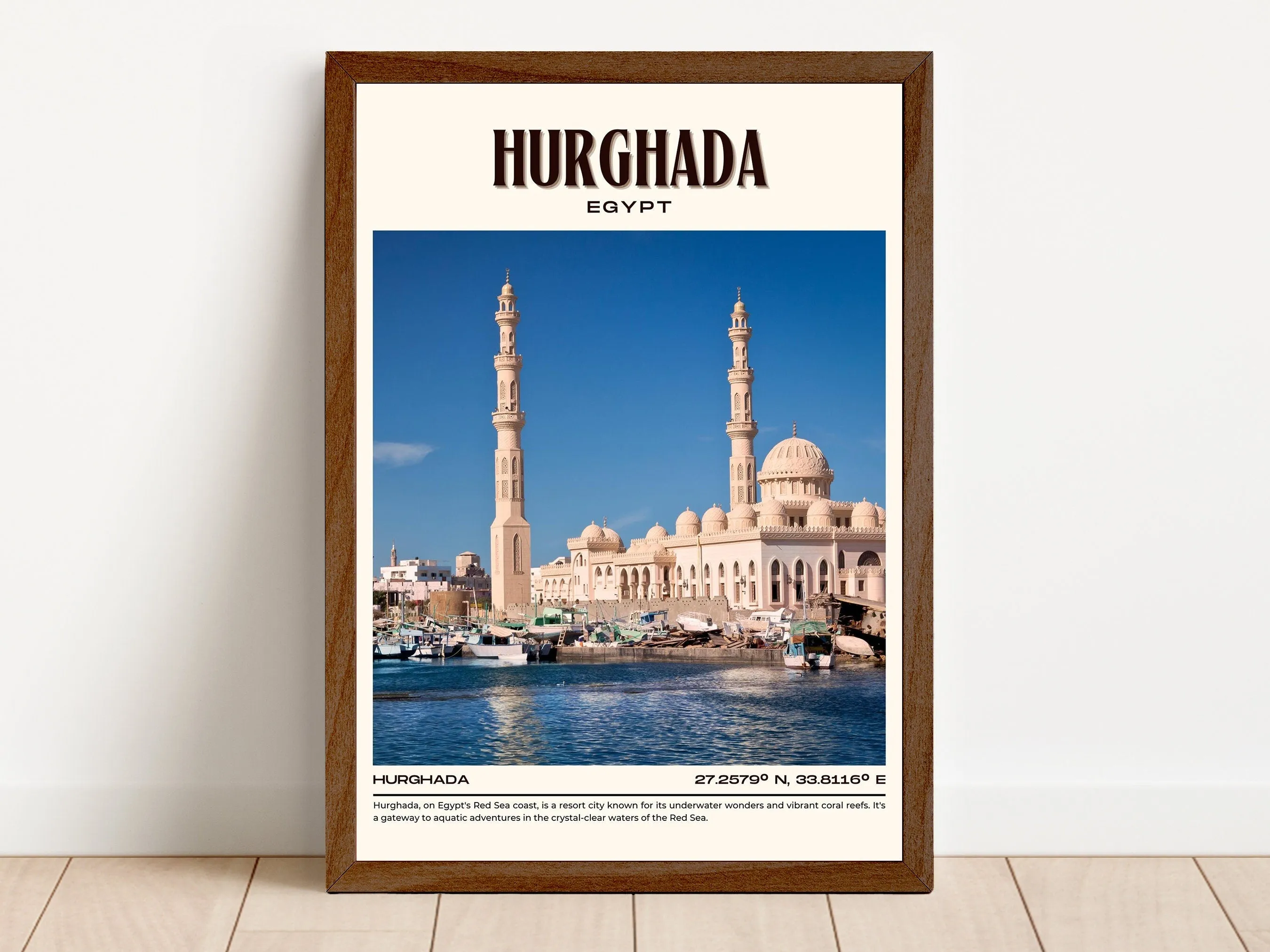 Hurghada Vintage Wall Art, Egypt