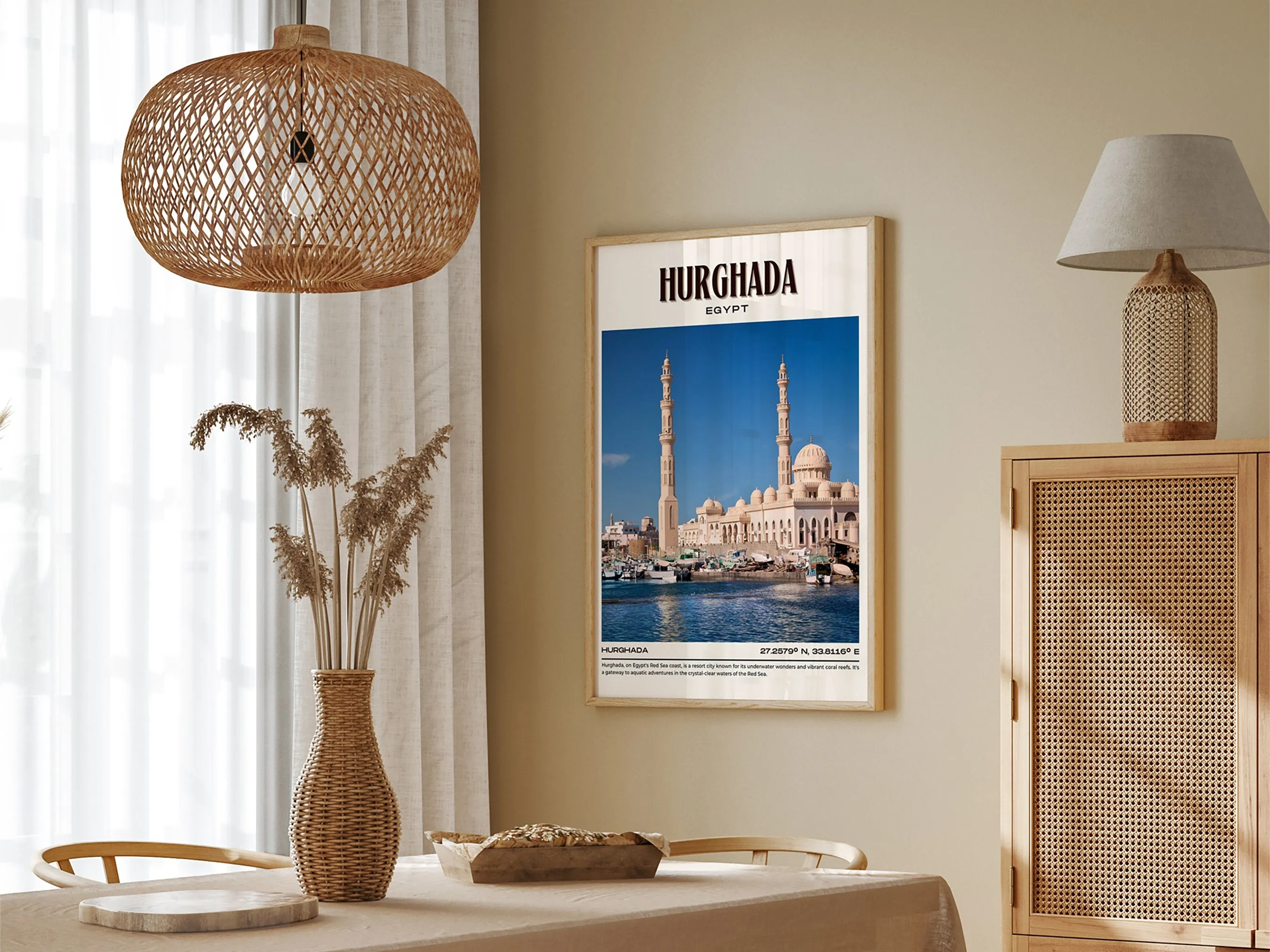 Hurghada Vintage Wall Art, Egypt
