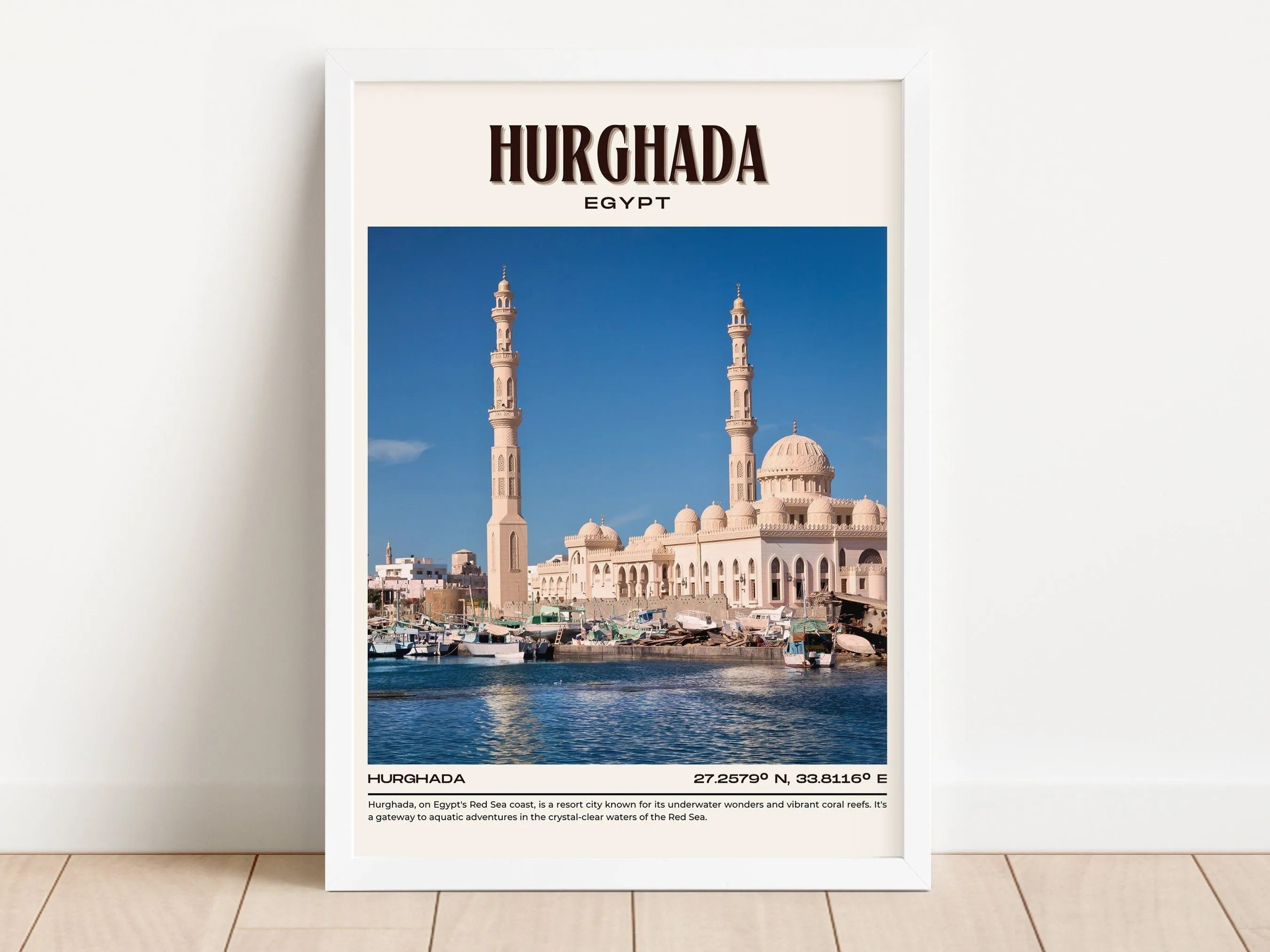 Hurghada Vintage Wall Art, Egypt