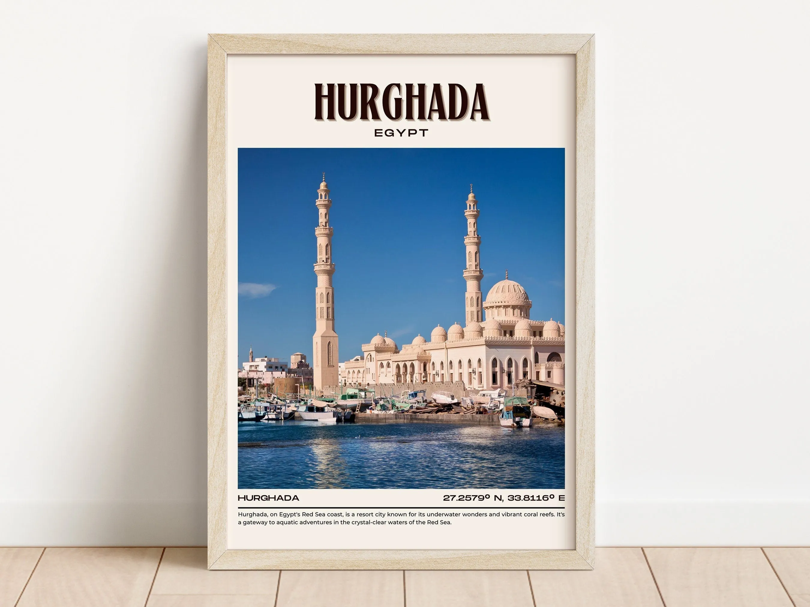 Hurghada Vintage Wall Art, Egypt