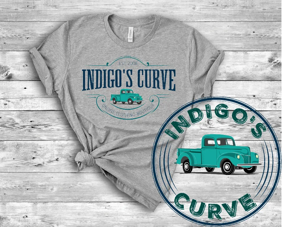 Indigo's Curve Signature Short Sleeve Tee