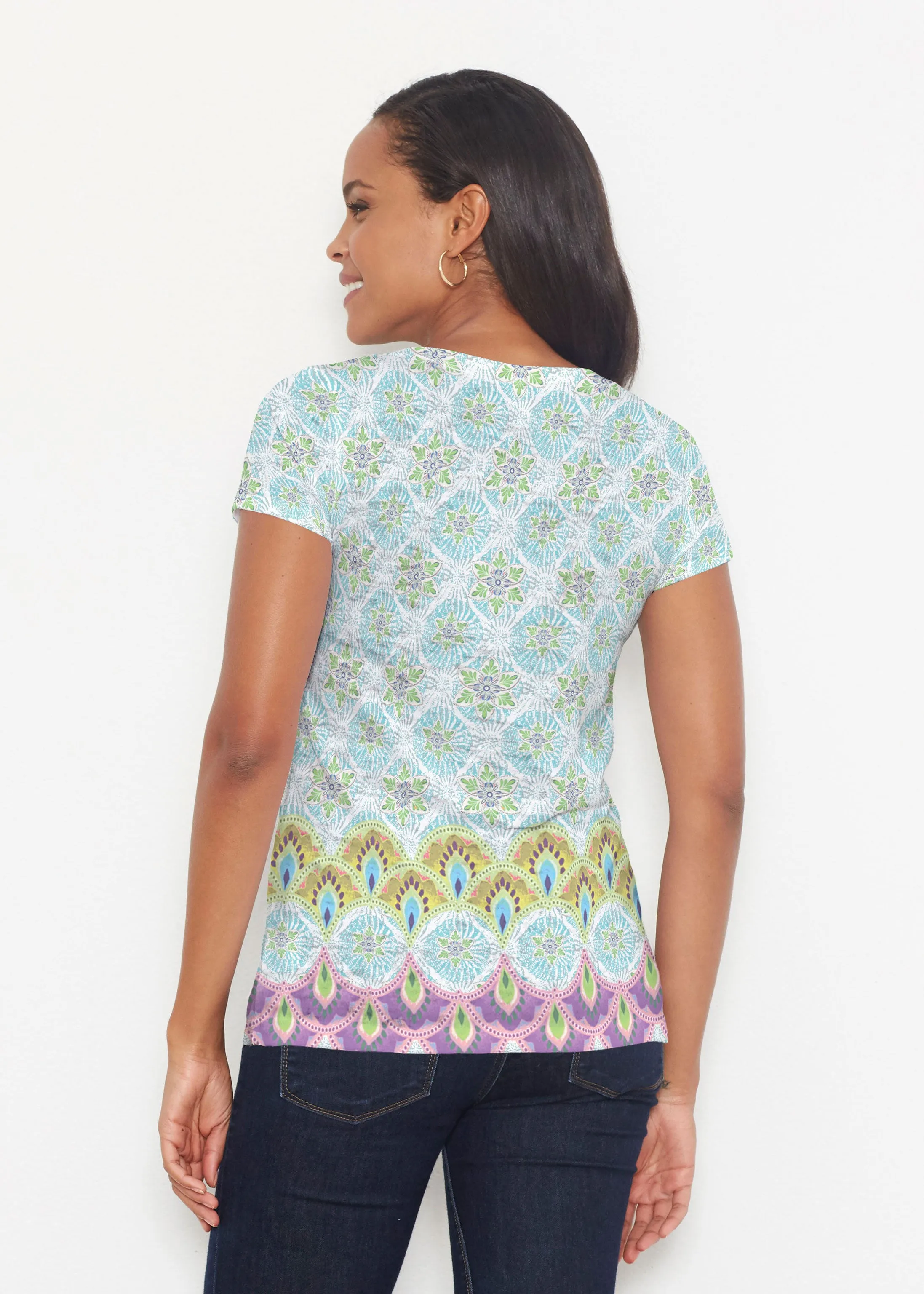 Izzy (19199) ~ Short Sleeve Scoop Shirt