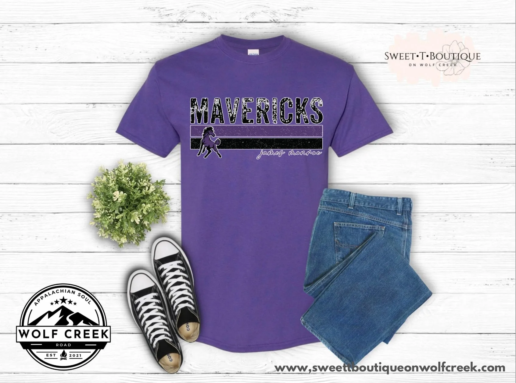 James Monroe Mavericks Varsity Sweet T