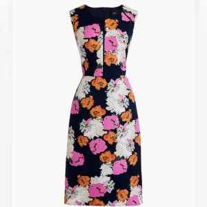 J.Crew Portfolio Dress – Petunia Print, Size 6
