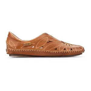 'Jerez' women's perforated summer loafer - brown