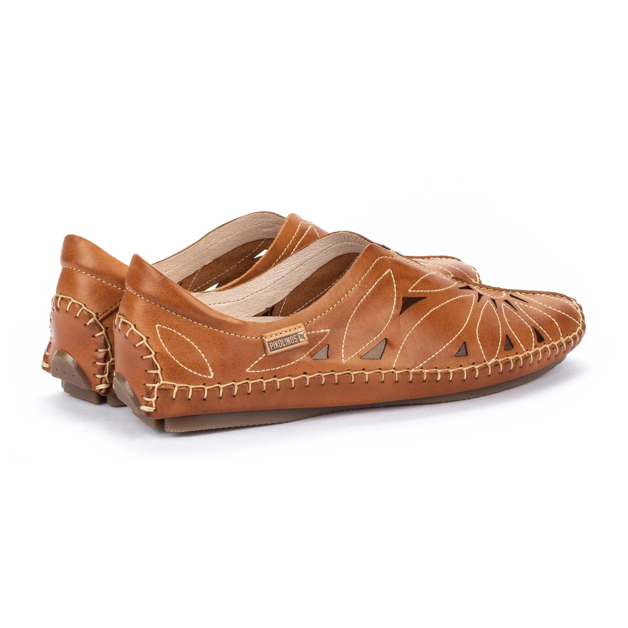 'Jerez' women's perforated summer loafer - brown