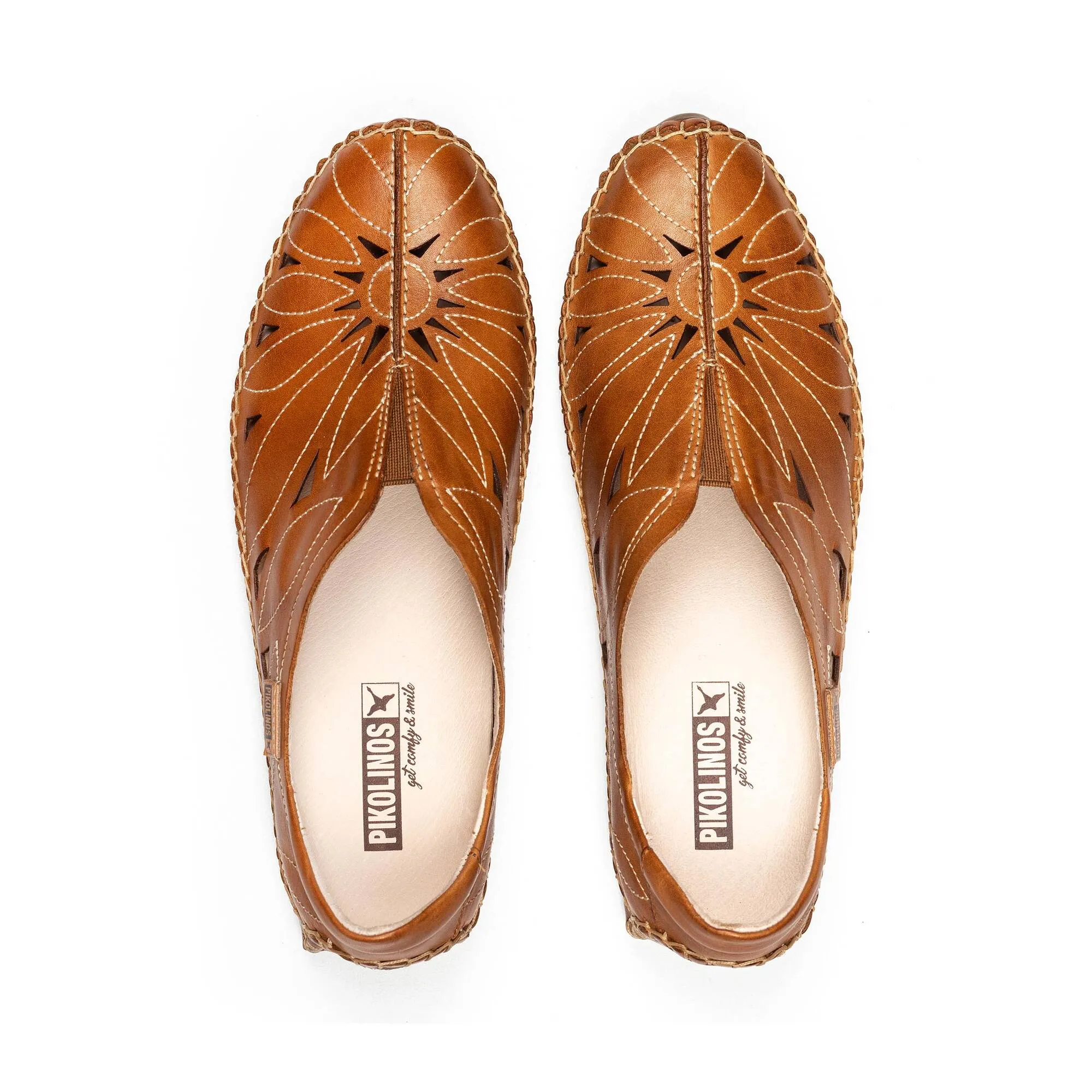 'Jerez' women's perforated summer loafer - brown