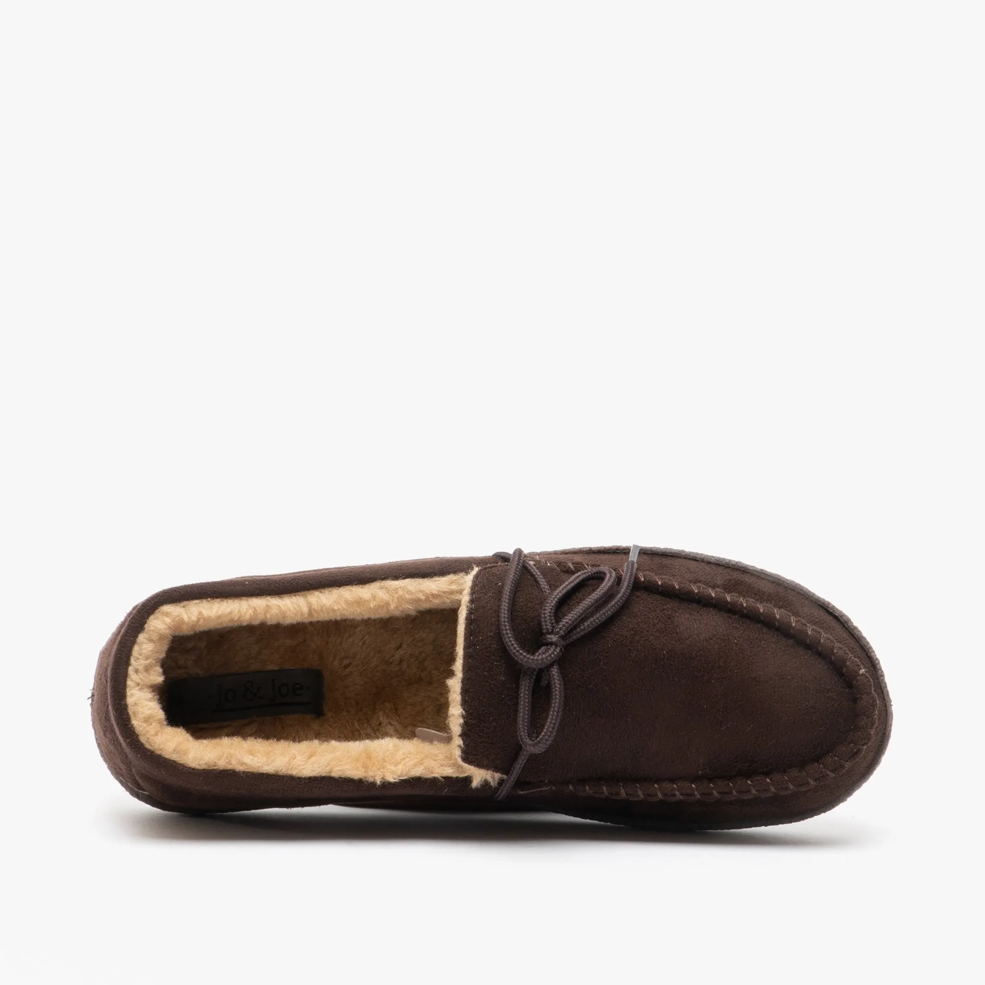 Jo & Joe MALCOLM Mens Moccasin Slippers Brown