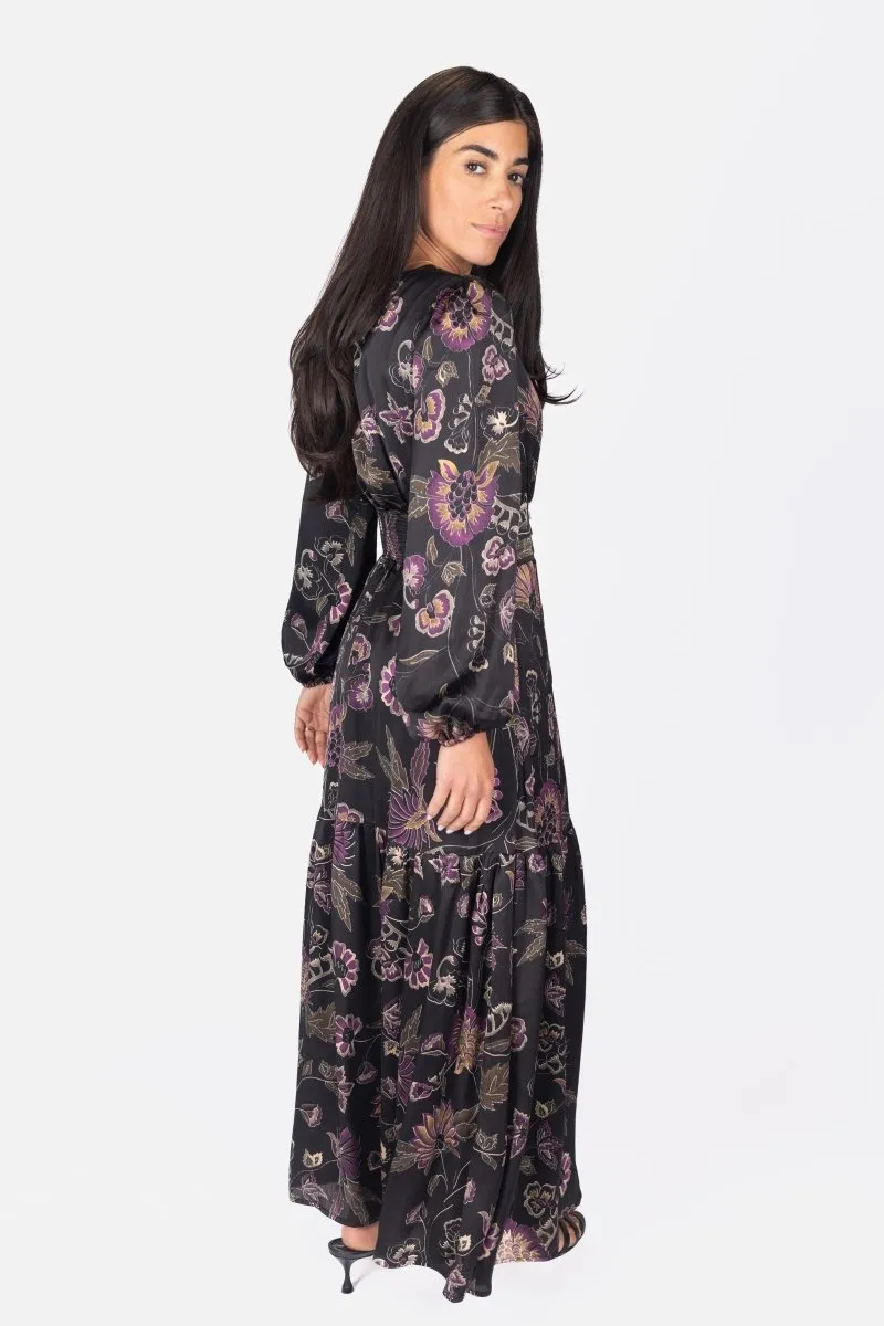JOSEPHINE DRESS 53" (BLACK/GROUND)