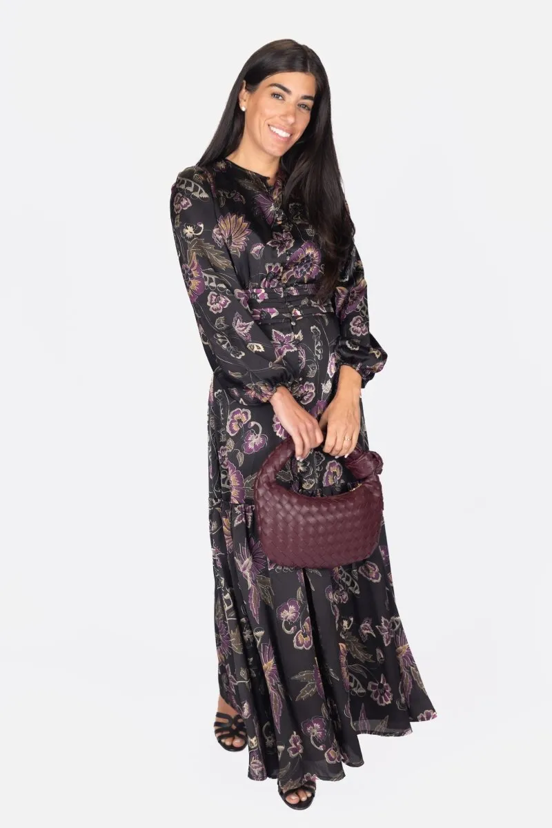 JOSEPHINE DRESS 53" (BLACK/GROUND)